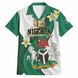 Personalised Nigeria Independence Day Hawaiian Shirt Proud Nigerian