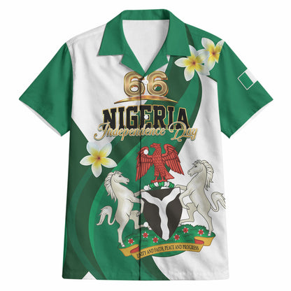 Personalised Nigeria Independence Day Hawaiian Shirt Proud Nigerian