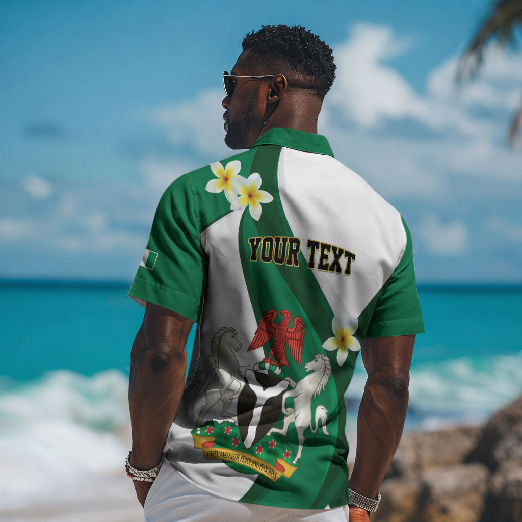 Personalised Nigeria Independence Day Hawaiian Shirt Proud Nigerian