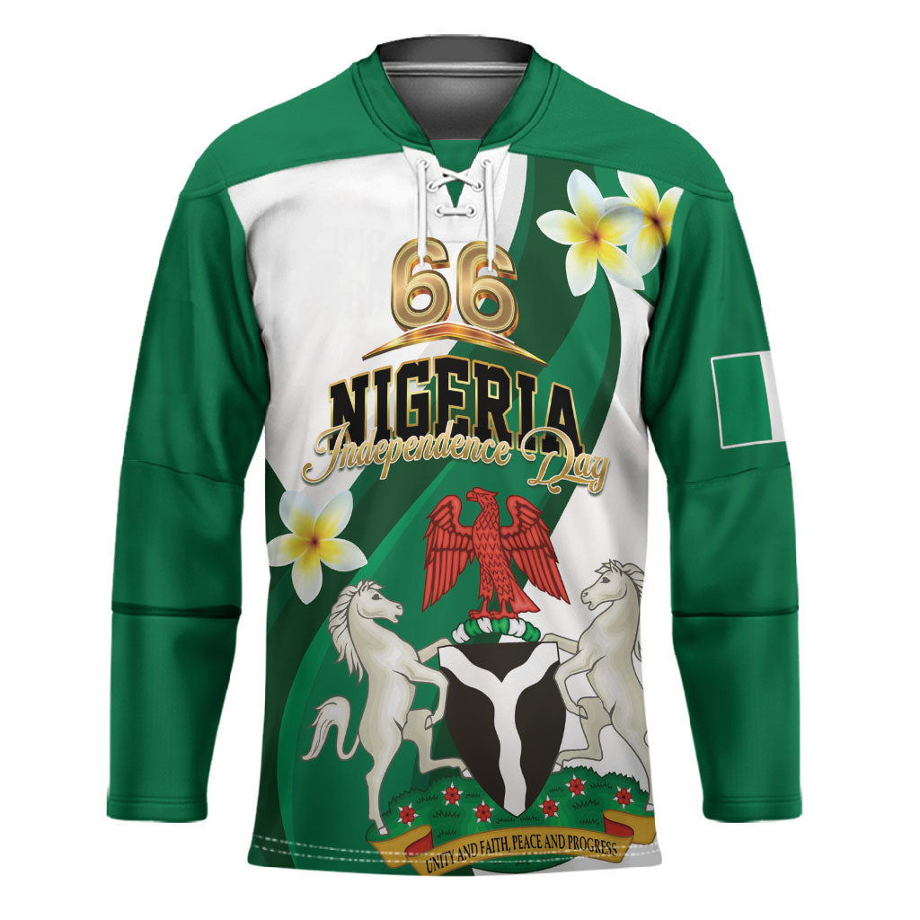 Personalised Nigeria Independence Day Hockey Jersey Proud Nigerian