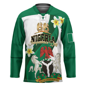 Personalised Nigeria Independence Day Hockey Jersey Proud Nigerian