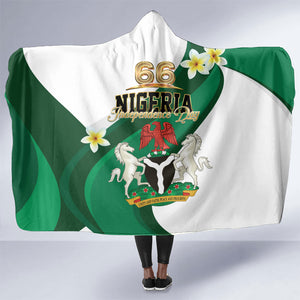 Nigeria Independence Day Hooded Blanket Proud Nigerian