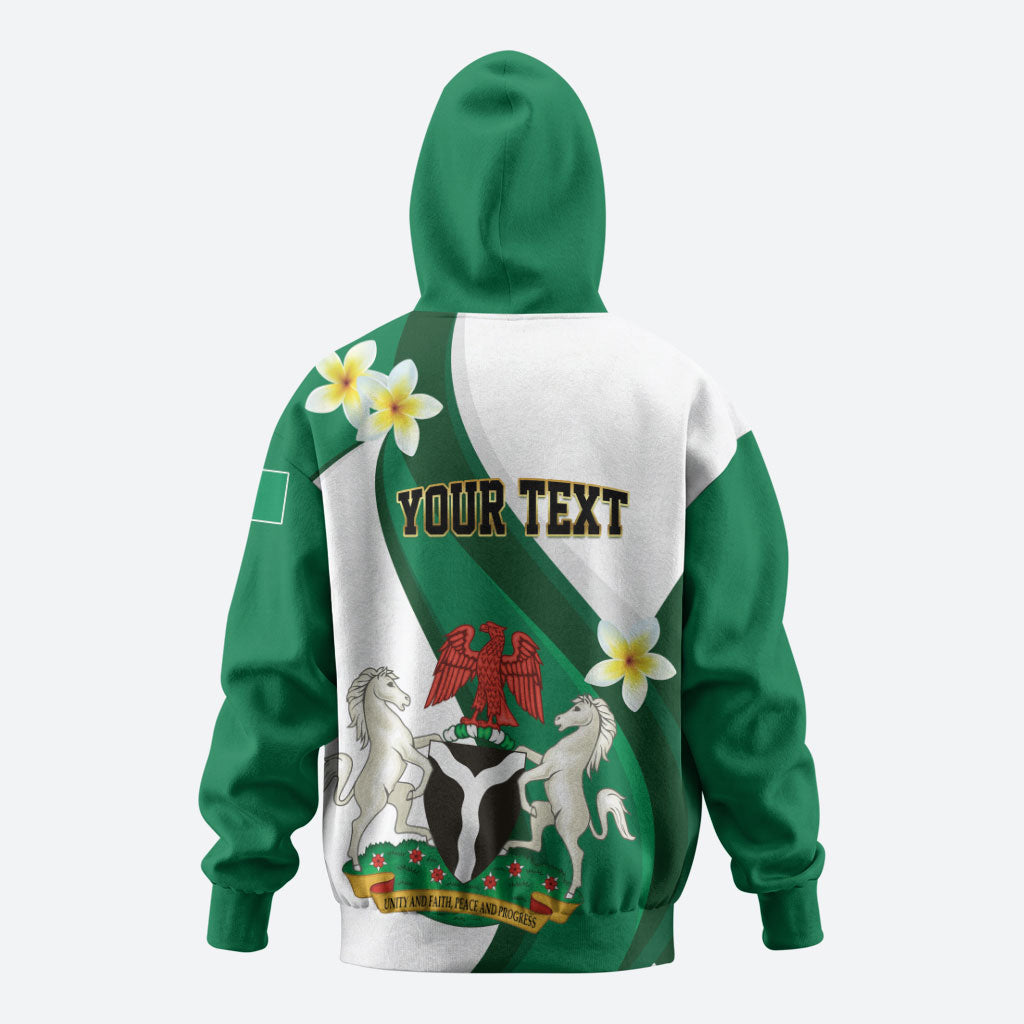 Personalised Nigeria Independence Day Hoodie Proud Nigerian