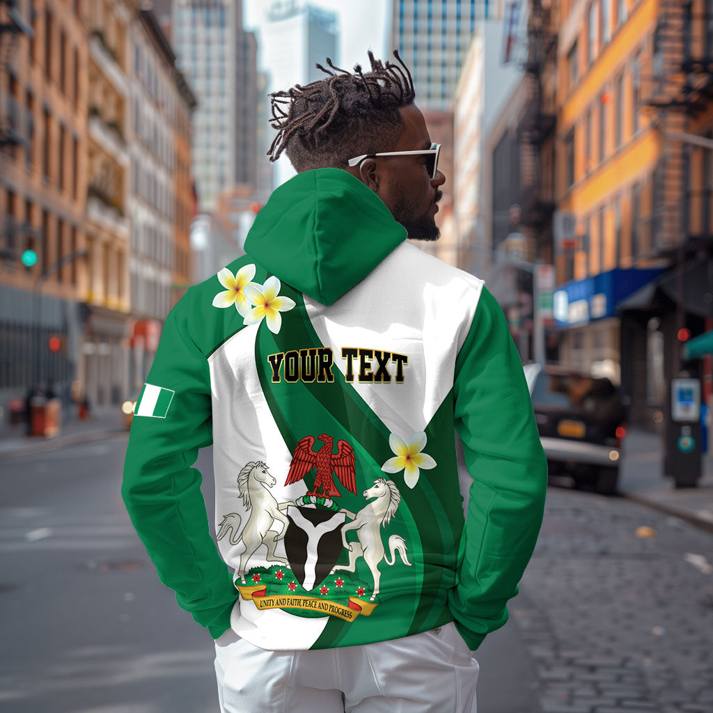 Personalised Nigeria Independence Day Hoodie Proud Nigerian