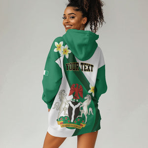 Personalised Nigeria Independence Day Hoodie Dress Proud Nigerian