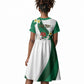 Personalised Nigeria Independence Day Kid Short Sleeve Dress Proud Nigerian