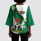 Personalised Nigeria Independence Day Kimono Sleeve Blouse Proud Nigerian