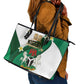 Nigeria Independence Day Leather Tote Bag Proud Nigerian