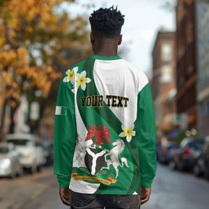 Personalised Nigeria Independence Day Long Sleeve Shirt Proud Nigerian