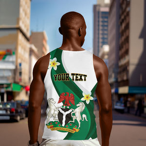 Personalised Nigeria Independence Day Men Tank Top Proud Nigerian