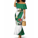 Personalised Nigeria Independence Day Mermaid Dress Proud Nigerian