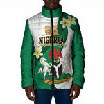 Personalised Nigeria Independence Day Padded Jacket Proud Nigerian