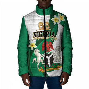 Personalised Nigeria Independence Day Padded Jacket Proud Nigerian