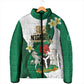Personalised Nigeria Independence Day Padded Jacket Proud Nigerian