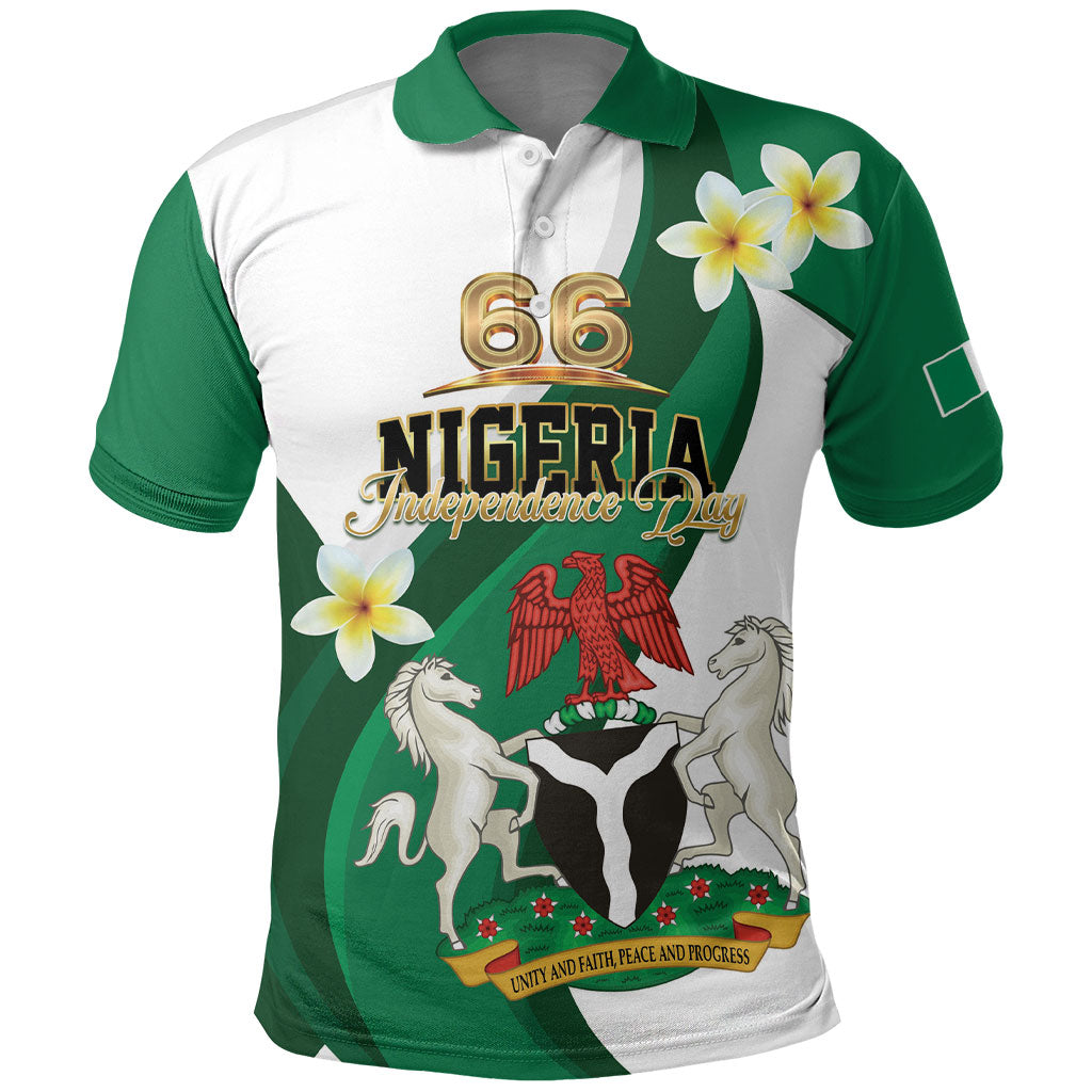 Personalised Nigeria Independence Day Polo Shirt Proud Nigerian