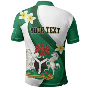 Personalised Nigeria Independence Day Polo Shirt Proud Nigerian