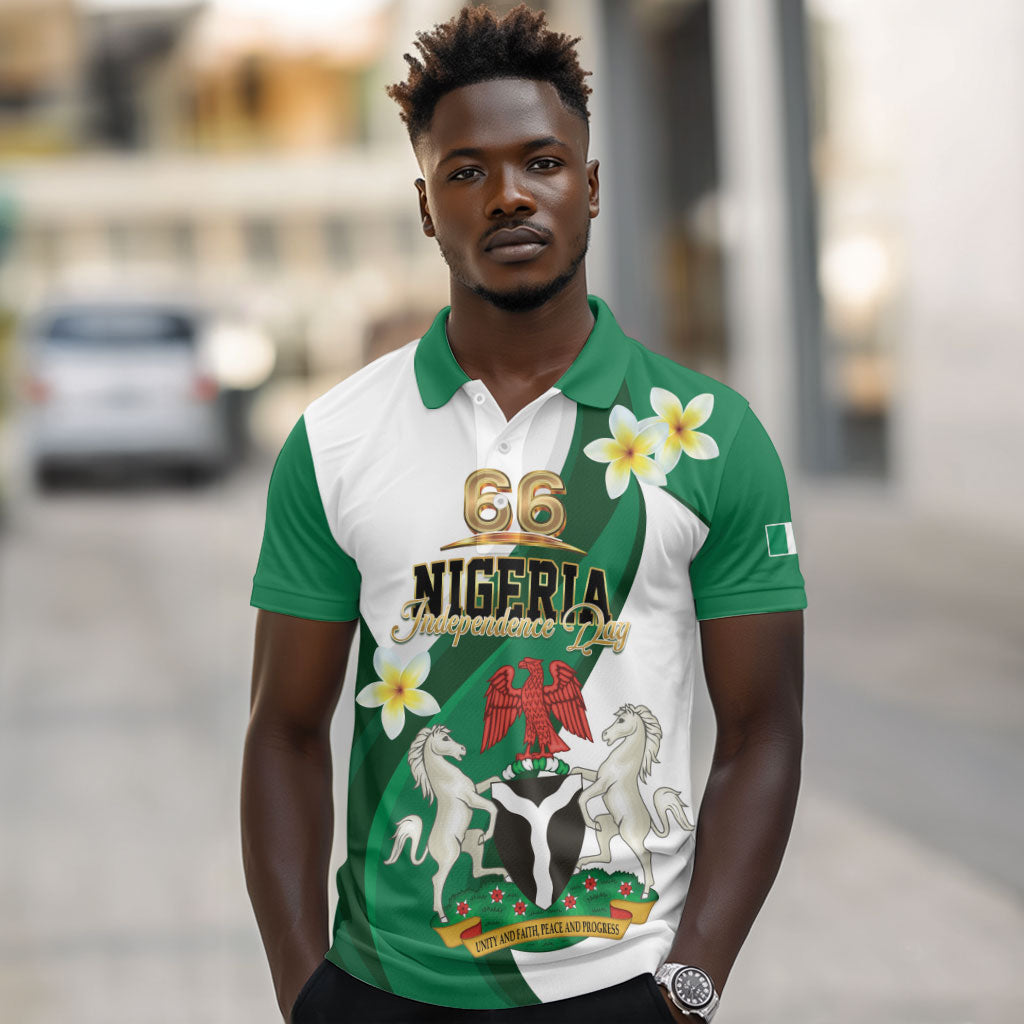 Personalised Nigeria Independence Day Polo Shirt Proud Nigerian