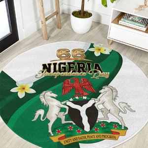Nigeria Independence Day Round Carpet Proud Nigerian