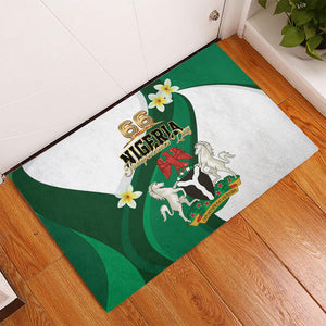 Nigeria Independence Day Rubber Doormat Proud Nigerian