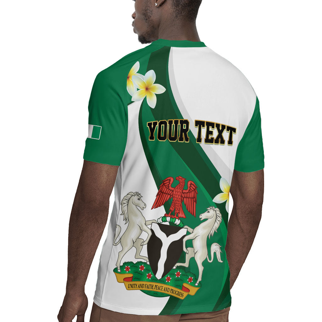 Personalised Nigeria Independence Day Rugby Jersey Proud Nigerian