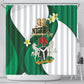 Nigeria Independence Day Shower Curtain Proud Nigerian