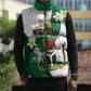 Personalised Nigeria Independence Day Sleeveless Puffer Jacket Proud Nigerian