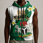 Personalised Nigeria Independence Day Sleeveless Zip Hoodie Proud Nigerian