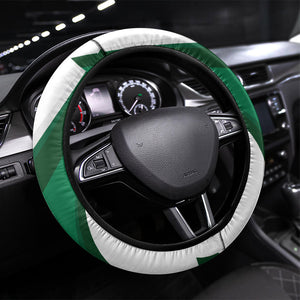 Nigeria Independence Day Steering Wheel Cover Proud Nigerian