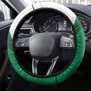 Nigeria Independence Day Steering Wheel Cover Proud Nigerian