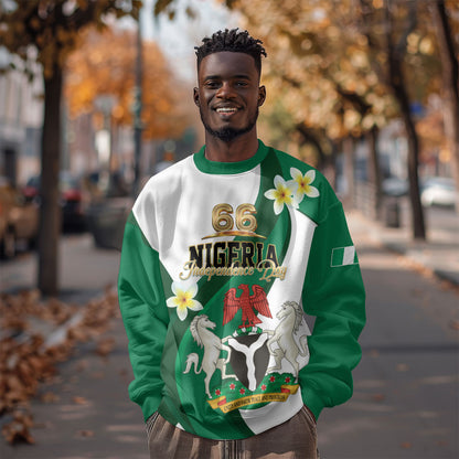 Personalised Nigeria Independence Day Sweatshirt Proud Nigerian
