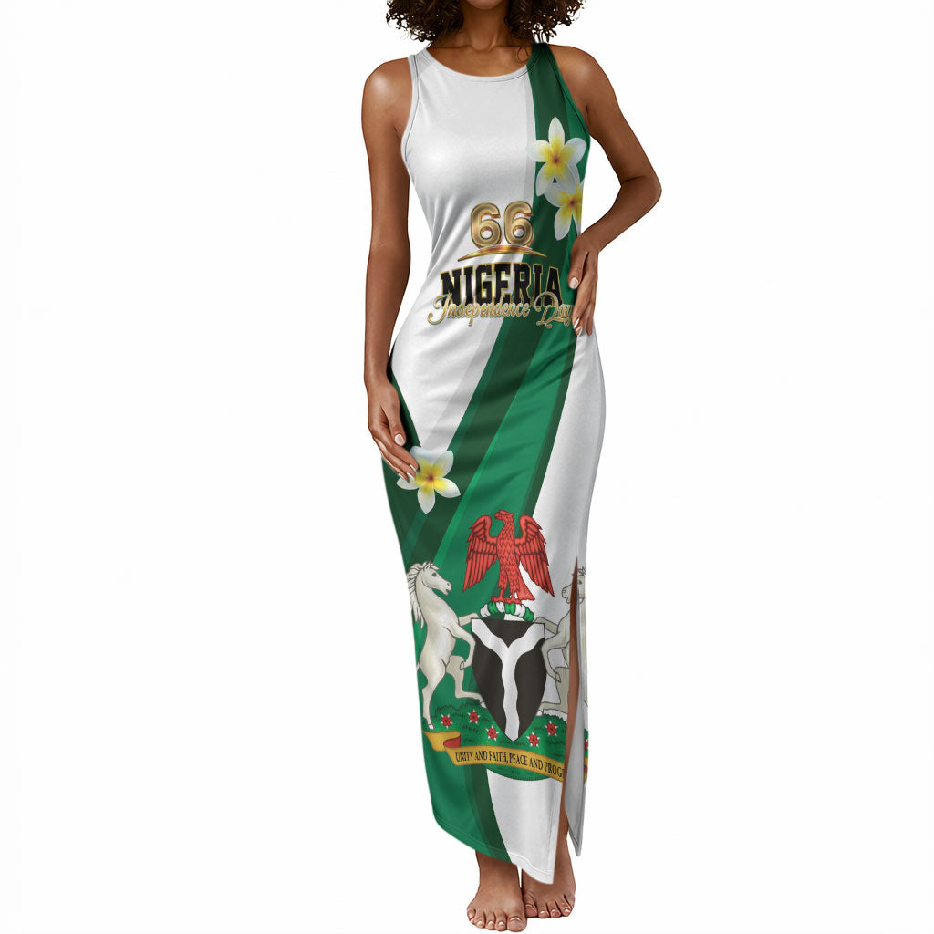 Personalised Nigeria Independence Day Tank Maxi Dress Proud Nigerian