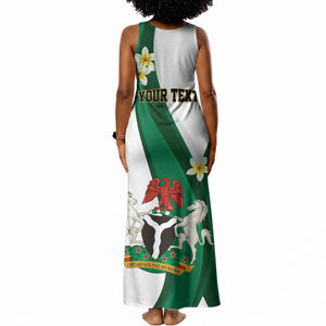 Personalised Nigeria Independence Day Tank Maxi Dress Proud Nigerian