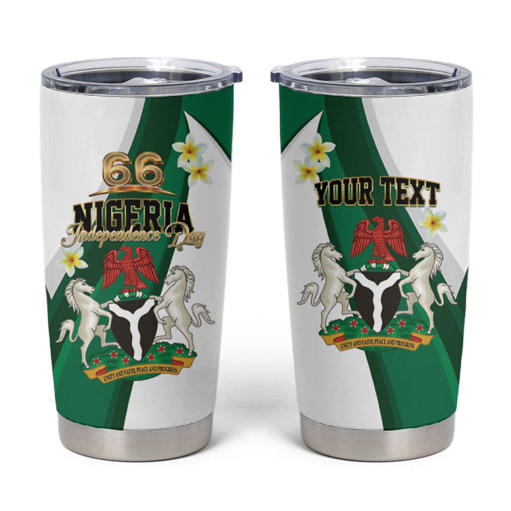 Personalised Nigeria Independence Day Tumbler Cup Proud Nigerian