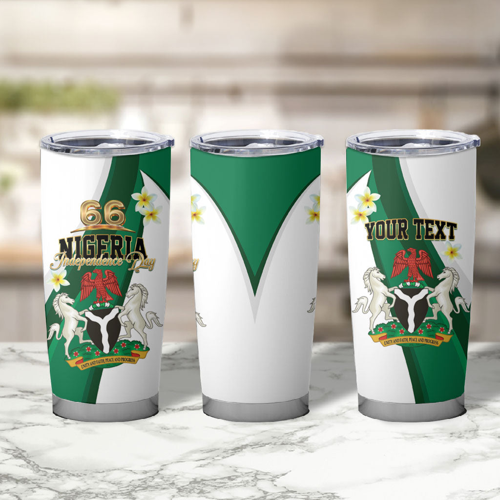 Personalised Nigeria Independence Day Tumbler Cup Proud Nigerian