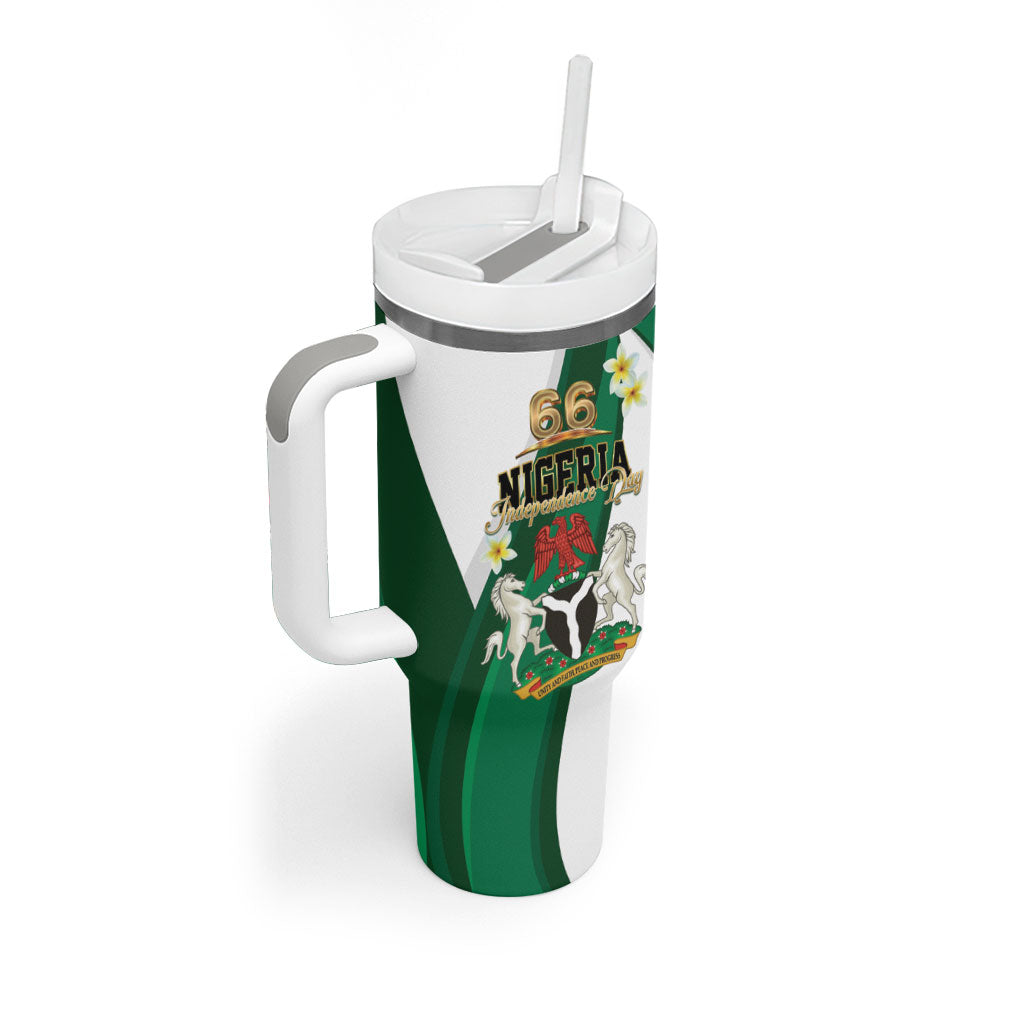 Personalised Nigeria Independence Day Tumbler With Handle Proud Nigerian