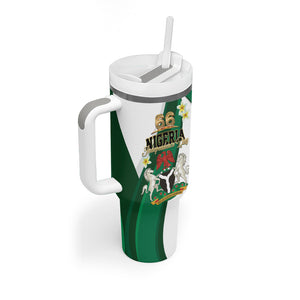 Personalised Nigeria Independence Day Tumbler With Handle Proud Nigerian