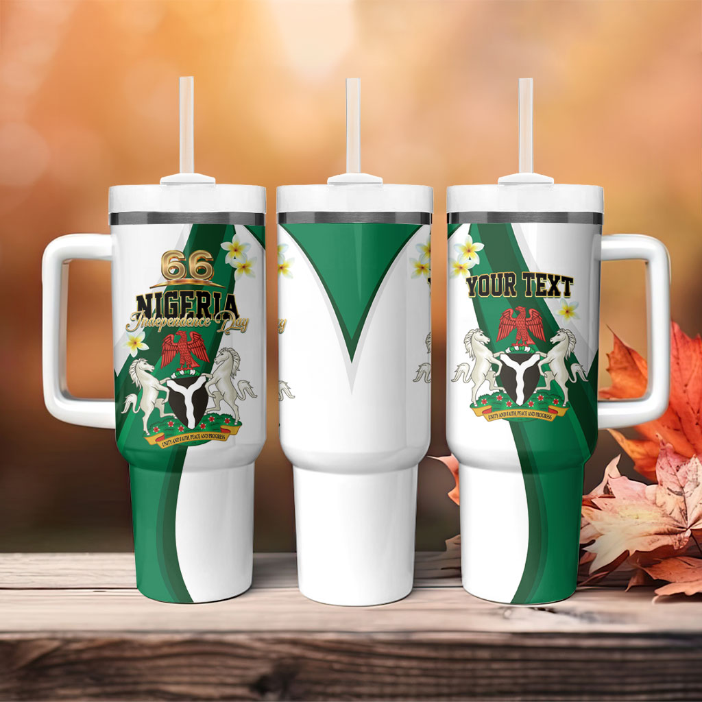 Personalised Nigeria Independence Day Tumbler With Handle Proud Nigerian