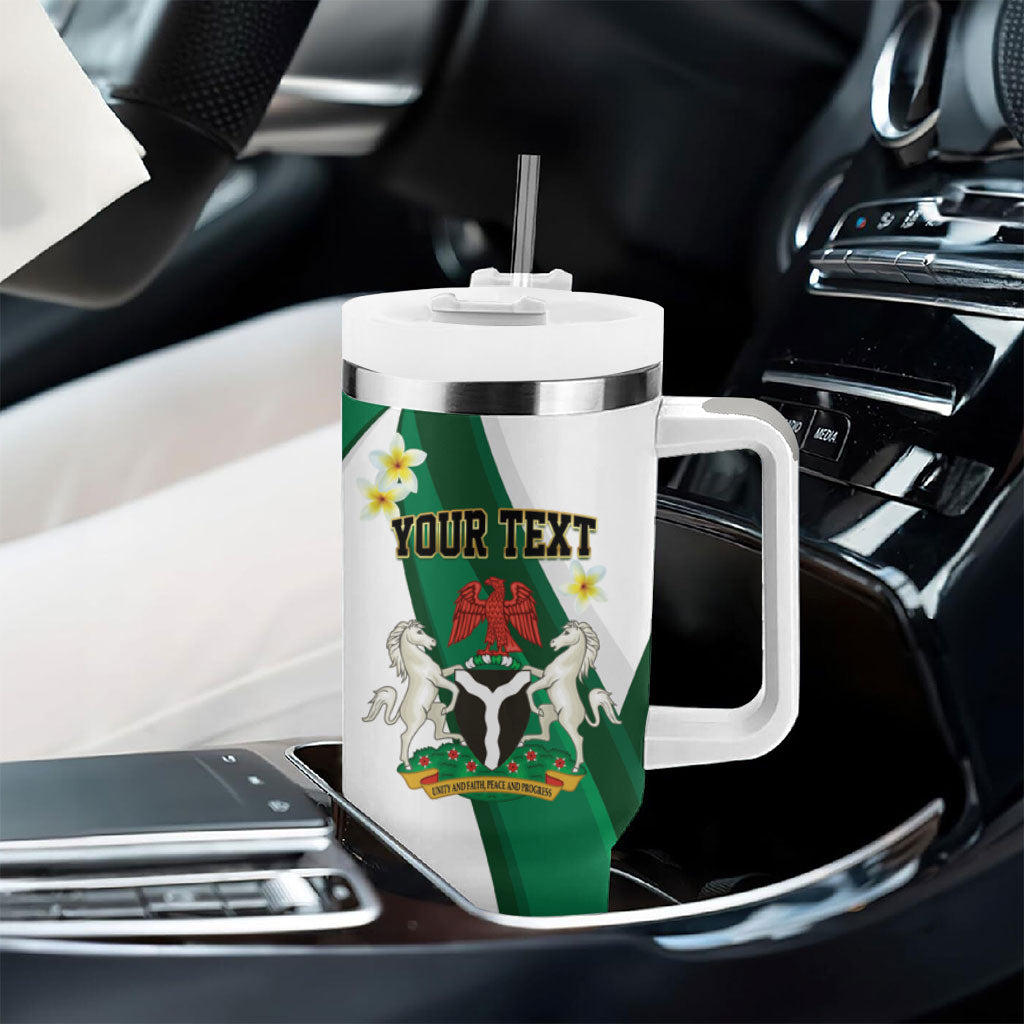 Personalised Nigeria Independence Day Tumbler With Handle Proud Nigerian