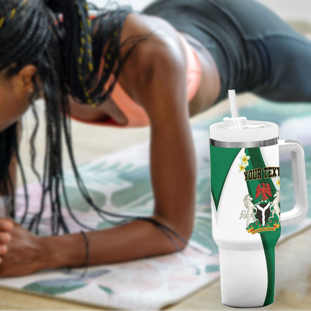 Personalised Nigeria Independence Day Tumbler With Handle Proud Nigerian