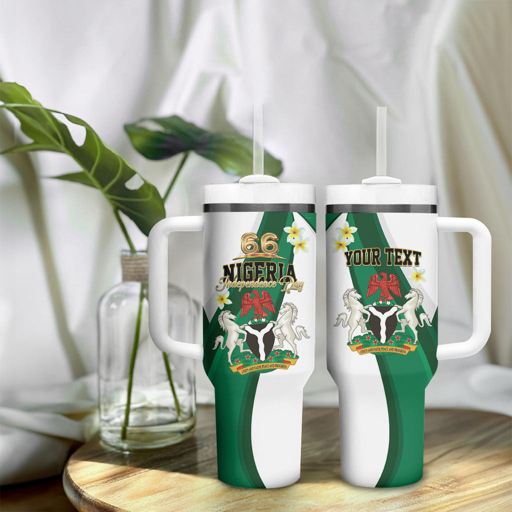 Personalised Nigeria Independence Day Tumbler With Handle Proud Nigerian