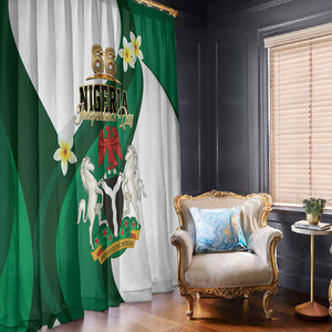 Nigeria Independence Day Window Curtain Proud Nigerian