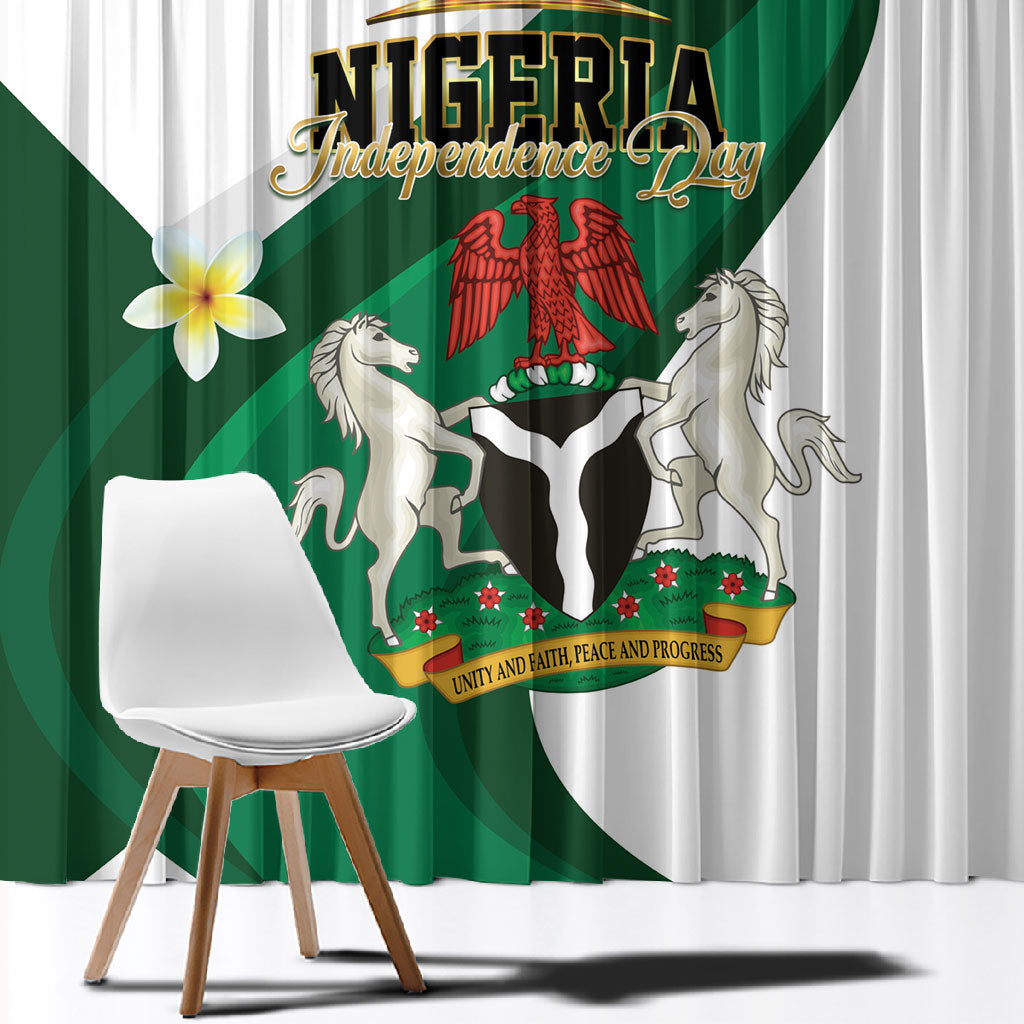 Nigeria Independence Day Window Curtain Proud Nigerian