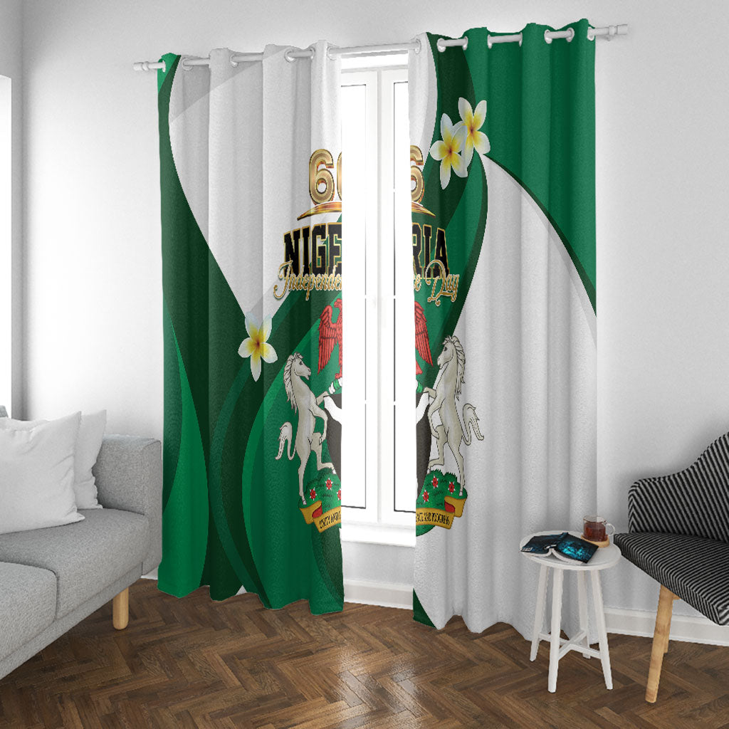 Nigeria Independence Day Window Curtain Proud Nigerian