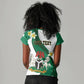 Personalised Nigeria Independence Day Women V-Neck T-Shirt Proud Nigerian
