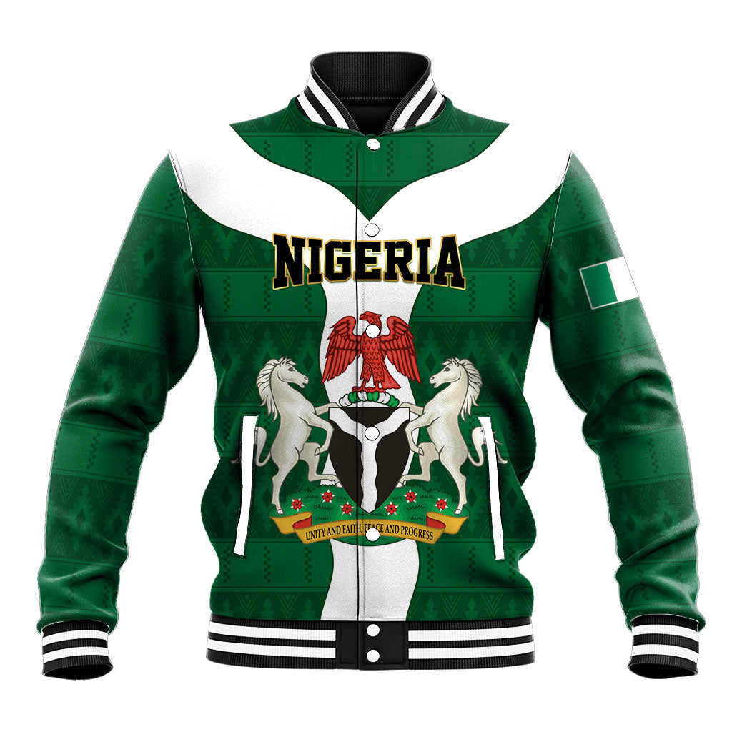 Personalised Nigeria Baseball Jacket Naija In My Heart