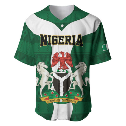 Personalised Nigeria Baseball Jersey Naija In My Heart