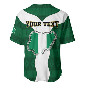 Personalised Nigeria Baseball Jersey Naija In My Heart