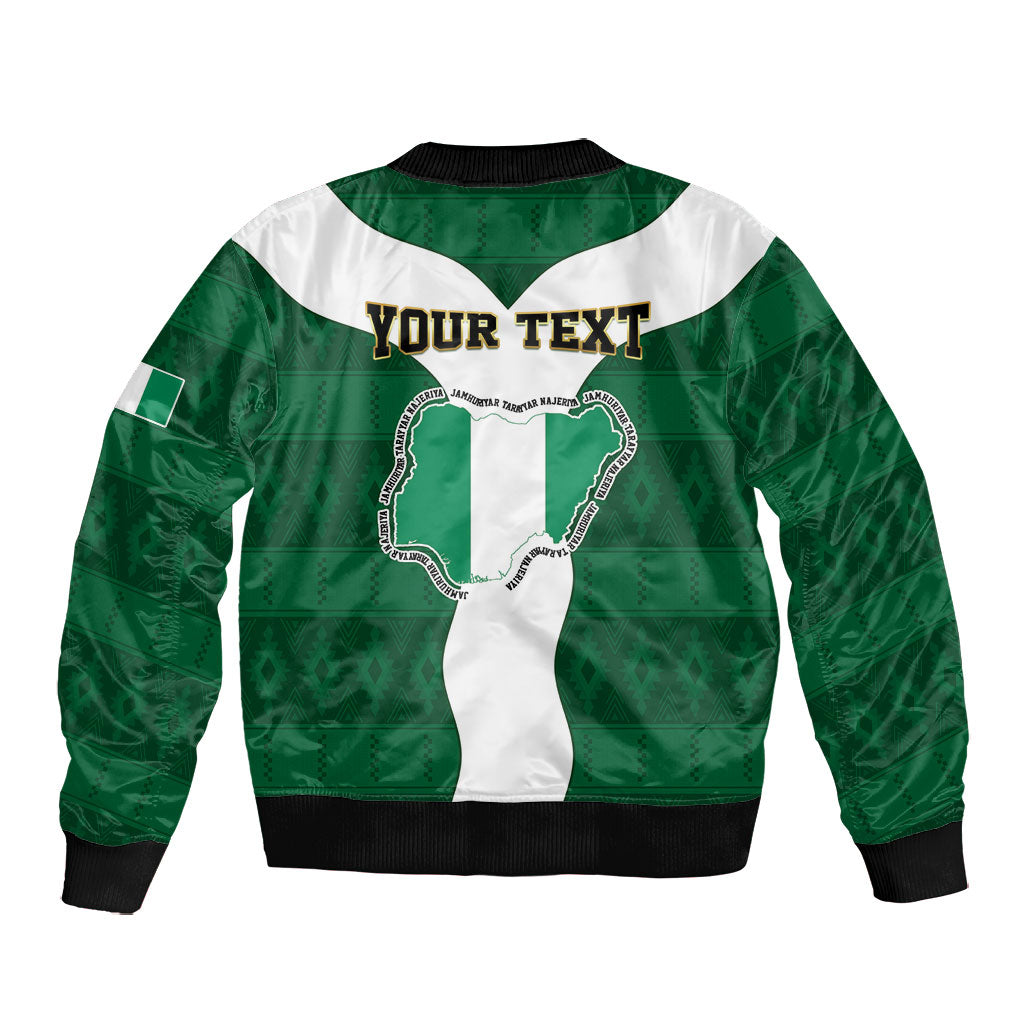 Personalised Nigeria Bomber Jacket Naija In My Heart