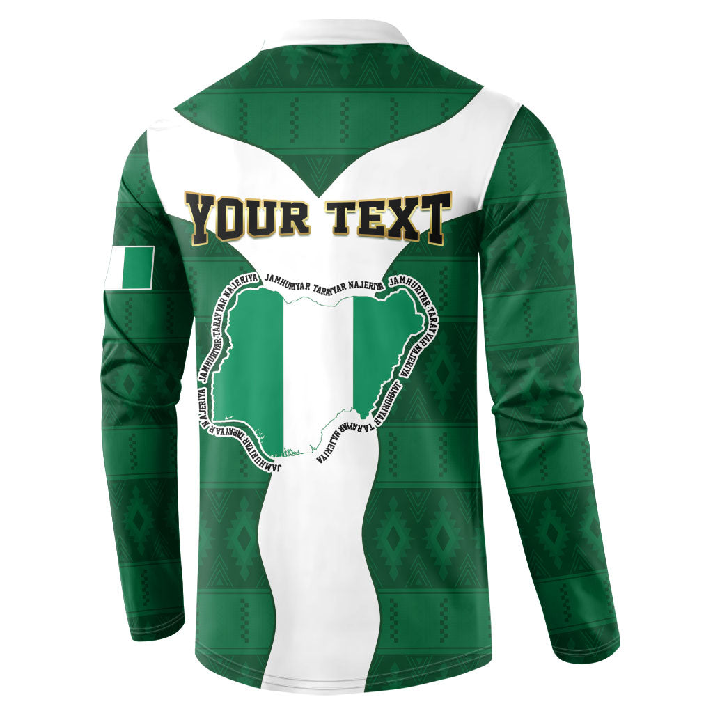 Personalised Nigeria Button Sweatshirt Naija In My Heart