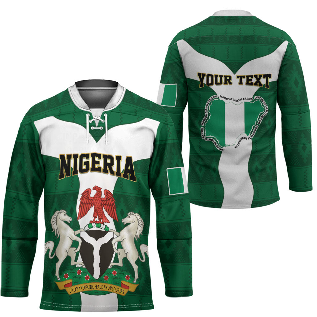 Personalised Nigeria Hockey Jersey Naija In My Heart